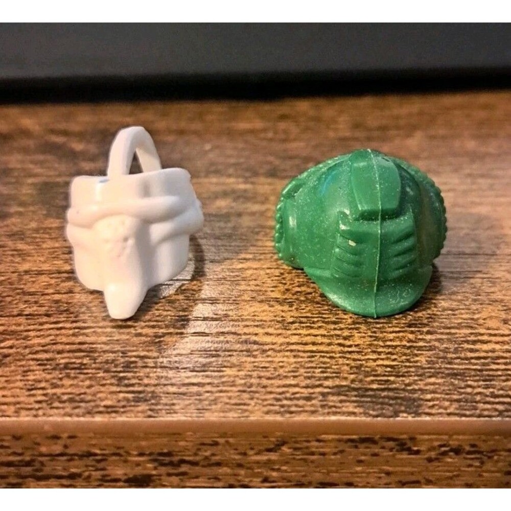 1988 GI Joe Wild Card v1 Mean Dog Driver Helmet & 1989 Stalker v2 Mask LOT Vtg